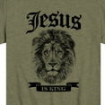 thumbnail image 3 of Instant Message - Jesus Is King Lion - Toddler & Youth Short Sleeve Graphic T-Shirt, 3 of 6