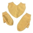 thumbnail image 3 of Abbraccia Couple Holding Hands Gloves Love Holding Hands Knitted Gloves Stretch Cuff Soft Thick Winter Gloves for Hiking Skiing Outdoor Yellow, 3 of 10