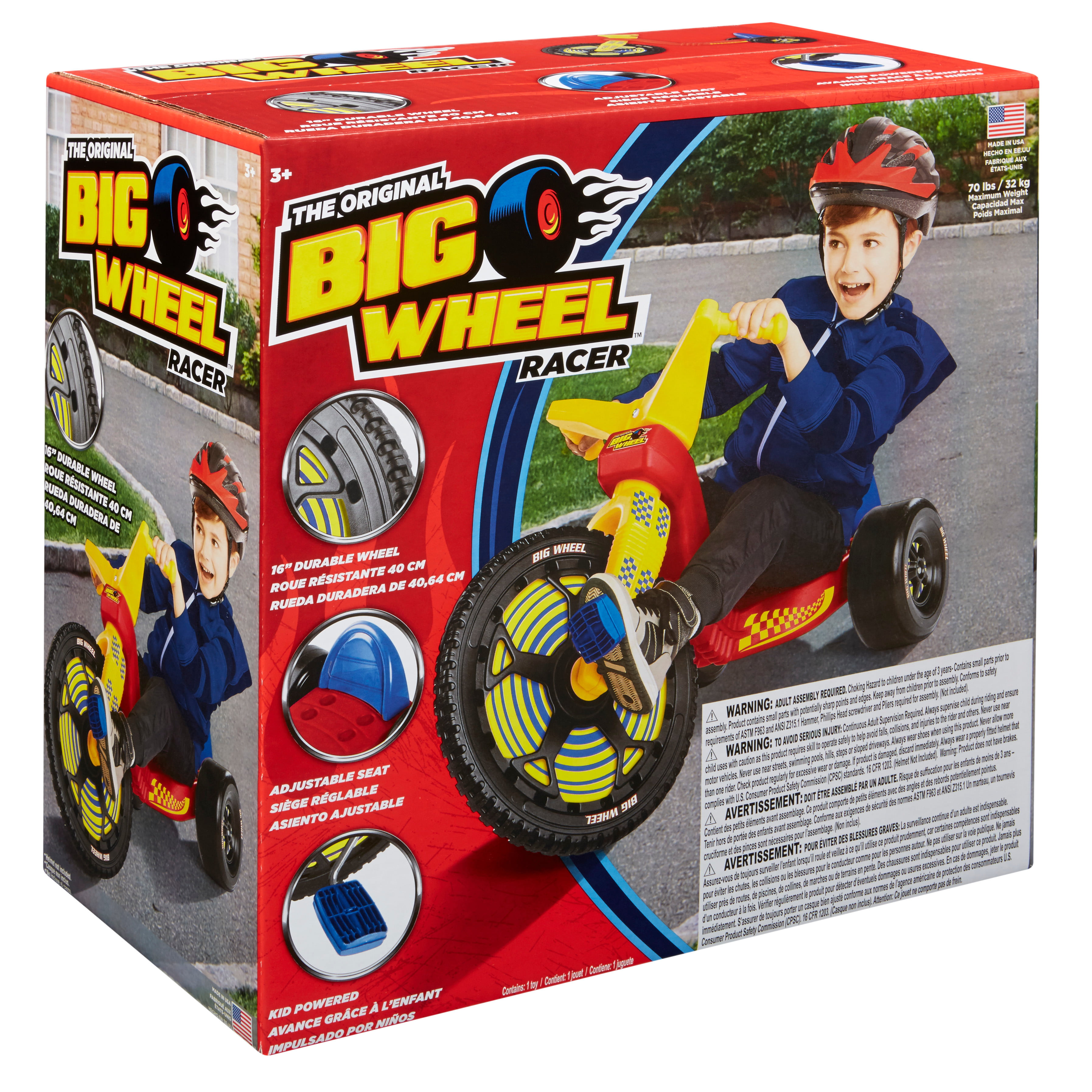 The Original Big Wheel Trike Kids Only Doc McStuffin Big Wheel Racer 16 inch Big Wheel Racer 