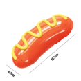 thumbnail image 2 of Reheyre Indestructible Squeaky Dog Chew Toy Sausage-Shaped Bite-Resistant Toy for Aggressive Chewers - Stress Relief for Dogs, 2 of 11