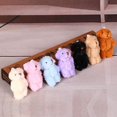 thumbnail image 1 of 10 piezas de mini osos de peluche articulados de 4,5 cm/3,5 cm, lindo oso de peluche a cuadros con diseño floral, muñeco de peluche para niña, llavero DIY, bolsa, colgante, accesorios, 1 of 5