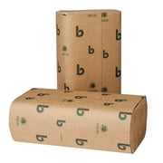Boardwalk Boardwalk Green Multifold Towels, Natural, 9 1/8 x 9 1/2, 250/Pk, 16 Pks/Carton