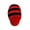 Red, variant on huayou Red Floral Print Slipper Shaped Plush Accessory, Soft Pink Inner Lining with Squeaky Insert, Decoration, for Cat Daily Interactive Molar Time