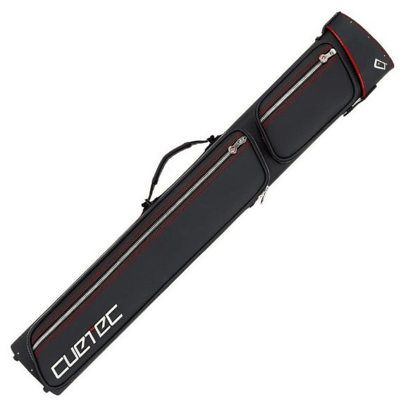 Cuetec 95-750 2Bx4S Black Billiards Pool Cue Stick Case w/ Shoulder Strap
