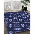 thumbnail image 2 of Ahgly Company Indoor Rectangle Patterned Night Blue Area Rugs, 7' x 9', 2 of 6