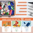 thumbnail image 3 of Hielera Portátil Grande 50L para 75 Latas, Bolsa Térmica Impermeable y Antifugas, Cooler Plegable con Correa de Hombro, Ideal para Playa, Camping y Picnic, 3 of 4