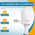 thumbnail image 4 of Bocina de Alimentación de Antena 5G de Polarización Dual de 1700-4200MHz WiFi 3G 4G 5G Reflector Parabólico Parabólico 2x 32dBI Solo Alimentación, 4 of 5