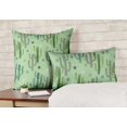 thumbnail image 2 of Vargottam Luxury, Printed Mint Green2 CushionCoversDecorative PillowCoversSquareThrow Pillowcase -24x24Inches, 2 of 5