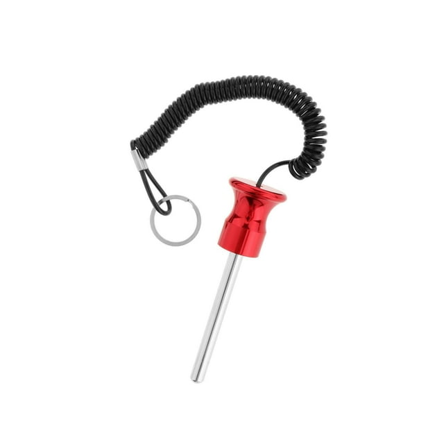 facefd Magnetic Weight Stack Pin with Pull Rope Replacement Parts 8x80mm Red