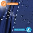 thumbnail image 5 of Maphissus Foldable and Water-Resistant Chaise Lounge Cushion - Set of 2, 5 of 8