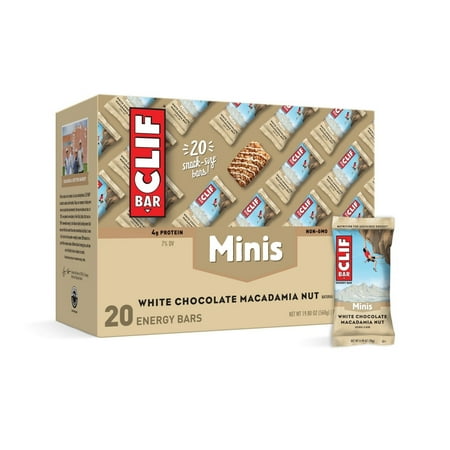 Clif Energy Bar Minis White Chocolate Macadamia Nut -- 20 Bars