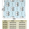 thumbnail image 4 of Panda Blankets and Throws Fleece Blankets Decorative for Adults and Kids Design Pretty Gift Home Decorative Living Room Sofa Hug Plush Soft Bedroom Cozy Blanket 40"x50"\u2026, 4 of 6