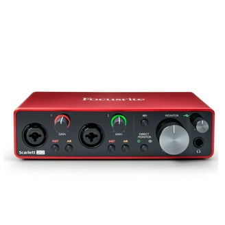Focusrite Scarlett 2i2 4th Gen USB Interface, TAPH100 Headphones