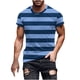 thumbnail image 1 of Camisetas de Manga Larga para Hombres Imprimir Fallow Cuello Redondo Camiseta, Moda Casual Manga Corta Mezcla de Algodón/Lino, 1 of 5
