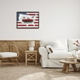 thumbnail image 3 of Stupell Industries Farmhouse American Flag Transportation Painting Black Framed Art Print Wall Art, 30 x 24, 3 of 9