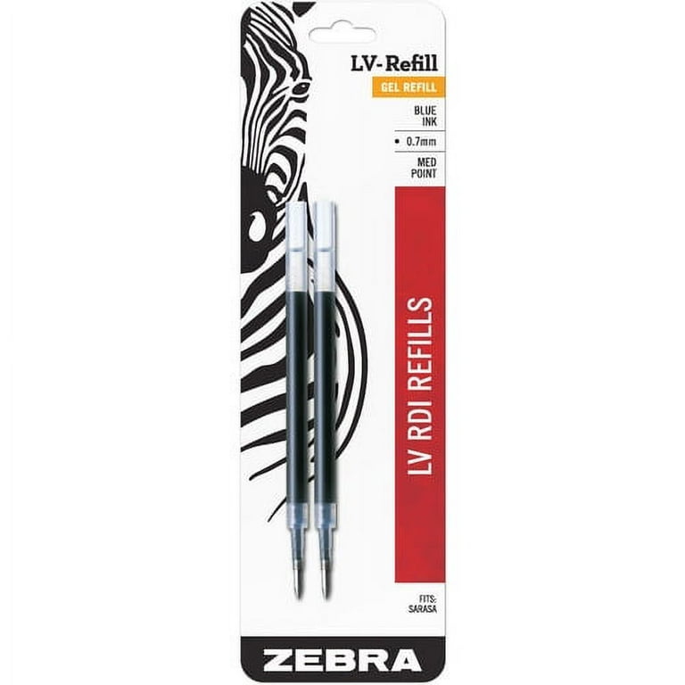 Zebra 870 Medium Point Gel Ink Pen Refills - Medium Point - Blue Ink - Scratch-free - 2 / Pack Zebra 870 Medium Point Gel Ink Pen Refills - Medium Point - Blue Ink - Scratch-free - 2 / Pack
