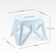 thumbnail image 3 of Taburete Plegable Al Aire Libre Taburete para acampar, silla plegable portátil para picnic, barbacoa, senderismo (azul claro), 3 of 7