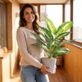 thumbnail image 2 of HWRETIE Realistic Artificial Potted Plant 157",Outdoor Garden Decoration for Festive & Everyday Settings,Ideal for Outdoor Gardens, 2 of 7