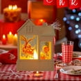 thumbnail image 6 of Vintage Christmas Mini Lantern Battery Powered - LED Simulation Flame Christmas Tree Decor, Ideal Christmas Gift for Home Living Room Bedroom Holiday Decorations, 6 of 6