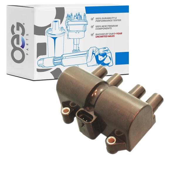 OEG Parts New Ignition Coil Replacement For 1999-2012 Chevy Aveo, Daewoo, Pontiac, Suzuki Ertiga LUV, Replaces 96566260, 96253555, 4805507, 3341084Z00