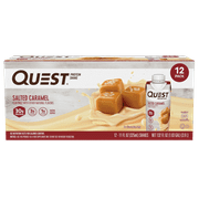 Quest Protein Shake, Salted Caramel, 30g Protein, 12 Ct