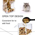 thumbnail image 3 of Hamster Feeder Guinea Pig Food Bowl Small Animals Gravity Automatic Dispenser Assembled Fixed Food Bowl for Mouse Guinea Pig Parrots Mini Hedgehog Hamster Small Animal, 3 of 5