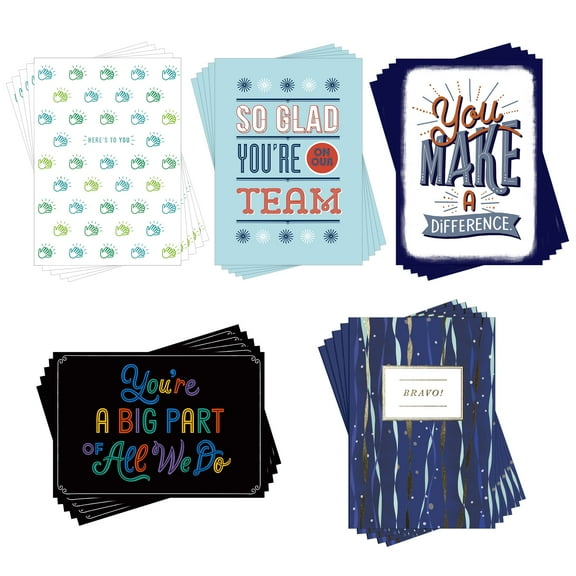Hallmark Business Bulk Assorted Employee Appreciation Cards (Above & Beyond), 25 ct.