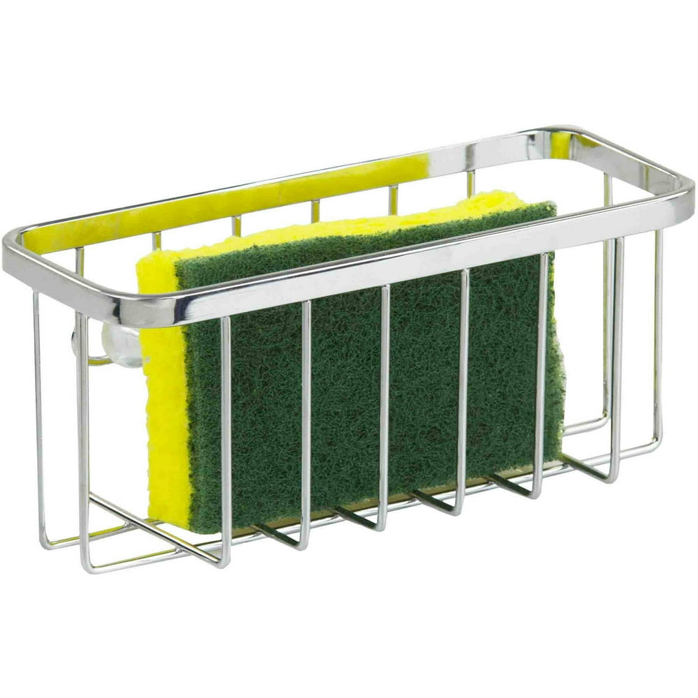 Home Basics Sponge Holder, Chrome