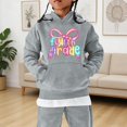thumbnail image 7 of EnJoCho Teen Girls Boys Hooded Sweatshirts Kids Long Sleeve Pullover Hoodie Fourth Print Midweight Comfort Casual Tops for Outdoor Kids Casual Sweatshirts Loung𝖾 Sets Girls, 7 of 7