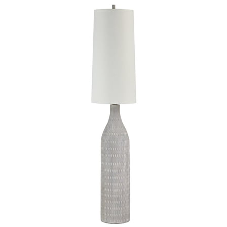 Everren Crimsom 66.5" Height Floor Lamp, Cream