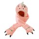 thumbnail image 1 of Gorro Bufanda Guantes Nisex Sunnimix Adorable Dinosaurio 3 En 1 Invierno Rosado, 1 of 7