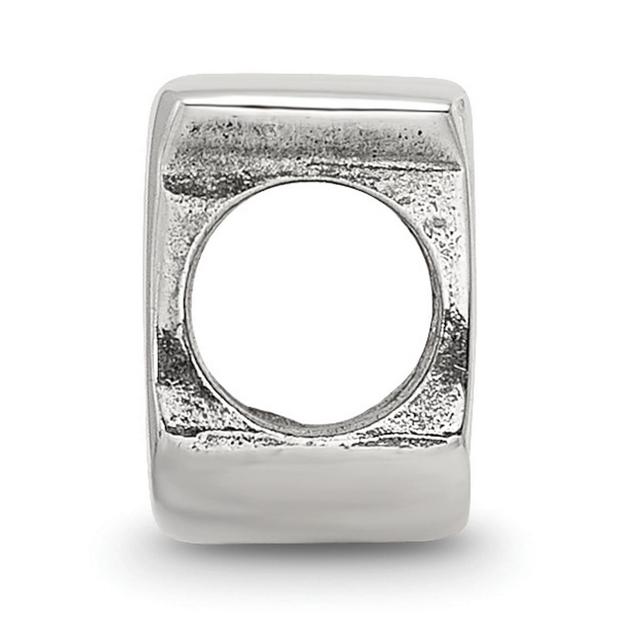 Reflection Beads Sterling Silver Reflections Letter U Bead