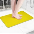 thumbnail image 2 of KALAKALA Non Slip Bathtub Mat, Foot Scrubber Anti Slip Fast Drying Shower Mat for Tub, Floor,Bathroom, Home, Kitchen, Hotel, Beige, 24x16 Inches, 2 of 6
