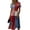 A03-Dark Blue, variant on Independence Day Dress for Women Plus Size American Flag Dress Stretchy Slim Fit Summer Evening Party Dress