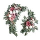 thumbnail image 5 of Flor de boda rústica Swags Centro de mesa Guirnalda Flor de arco de boda decorativa para West Styles Wedding Arbor Ceremony Ornamento Decoración Rosado Fernando Corona colgante de puerta delantera, 5 of 8