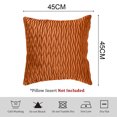 thumbnail image 2 of Funda de almohada de terciopelo de 18x18 "con ribete con estampado de tijeras, funda de cojín suave y lujosa adecuada para sofá y sala de estar de granja, 2 of 5