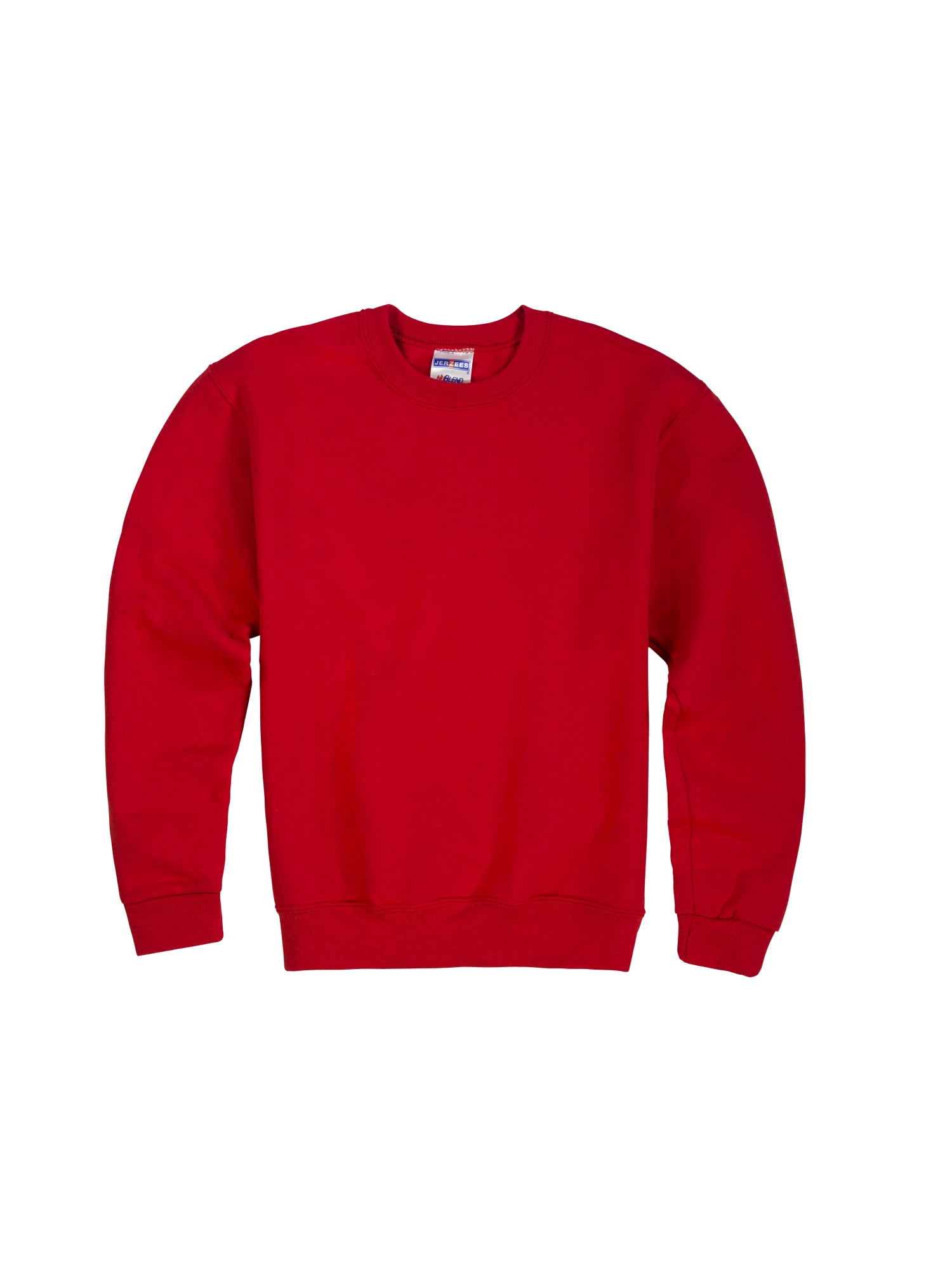 Jerzees kids cardigan in Bright Red 9-10