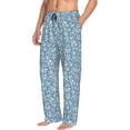 thumbnail image 6 of Naloa Floral Retro Style Pajama Pants Men, PJ Bottoms, Sleep & Lounge Pants-X-Large, 6 of 6