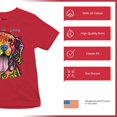 thumbnail image 4 of Tee Hunt Dean Russo Labrador Retriever Youth T-Shirt Love Pet Dog is Love Kids, Red, Medium, 4 of 5