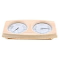thumbnail image 2 of opvise 2 in 1 Sauna Room Wooden Thermometer Hygrometer Steam Temperature Humidity Meter A, 2 of 7