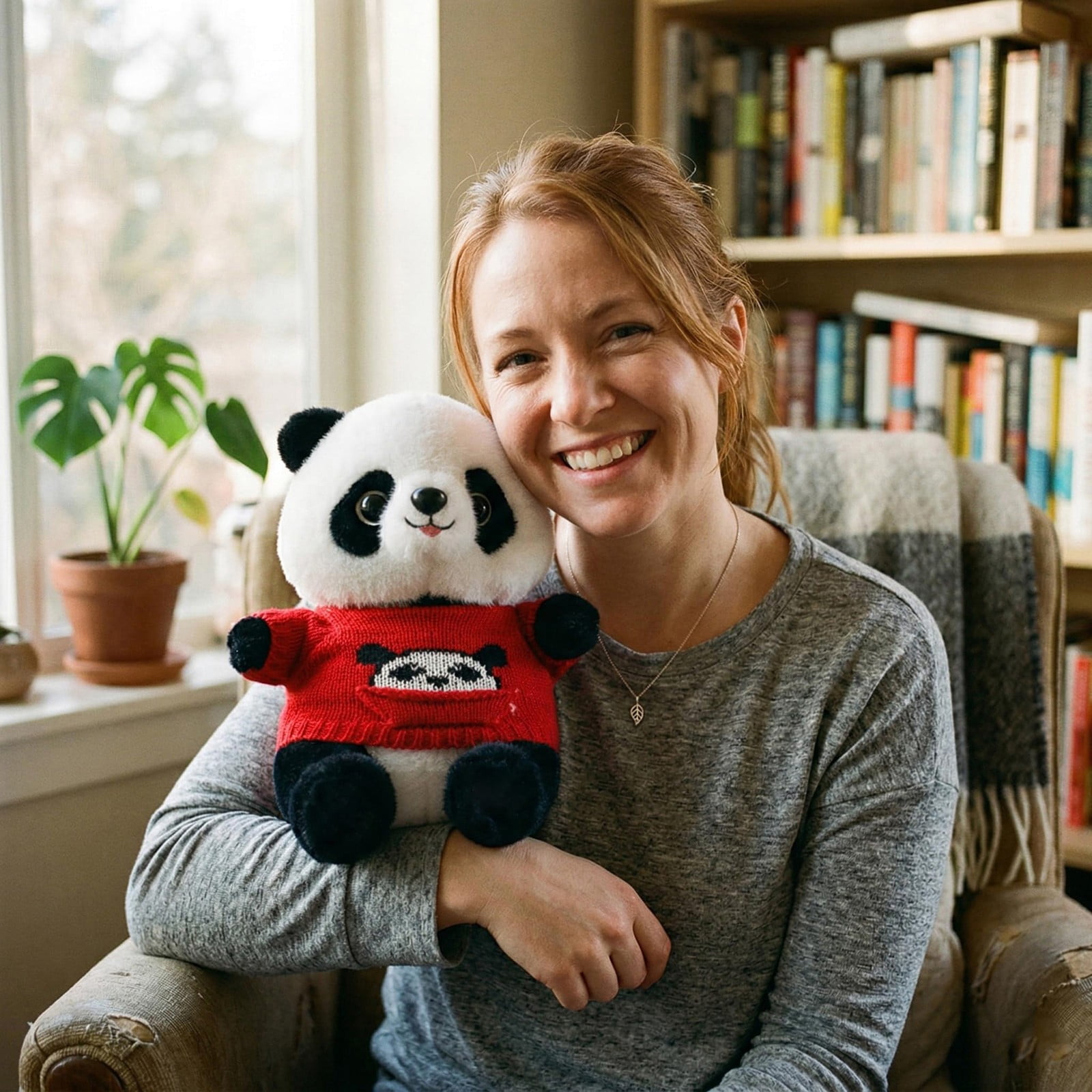 RUIG 9.8 Inch Panda Stuffed Animal Plush Toys for Kids, Cute Panda Plush Toys, Soft Bear Stuffed Animals for Easter Basket Stuffers, Valentines Day Gifts, Kawaii Bear Plushies