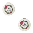 thumbnail image 1 of yingyy Embroidery Christmas DIY Craft Crossed Stitch Festival Decoration Handwork Kit Gift, S338, Type 2 S338 2PCS, 1 of 6