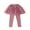 Pink-23, variant on Ugoldhm Girls Cute Base Layer Bottoms with Bow Polka Dot Tutu Skirt Fake Two Piece Pants 2-10 Years