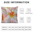 thumbnail image 5 of Shiartex  Floral Throw Pillow Cushion Cover, Pastel Color Spring Flowers in Detail Fresh Soft Texture Natural Romantic Macro Photo, Decorative Square  Pillow Case, Salmon Coral,Multi-Size, 5 of 5