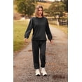 thumbnail image 3 of Conjunto de Jogger de Manga Larga para Mujer PRETTYGARDEN XL, 3 of 8