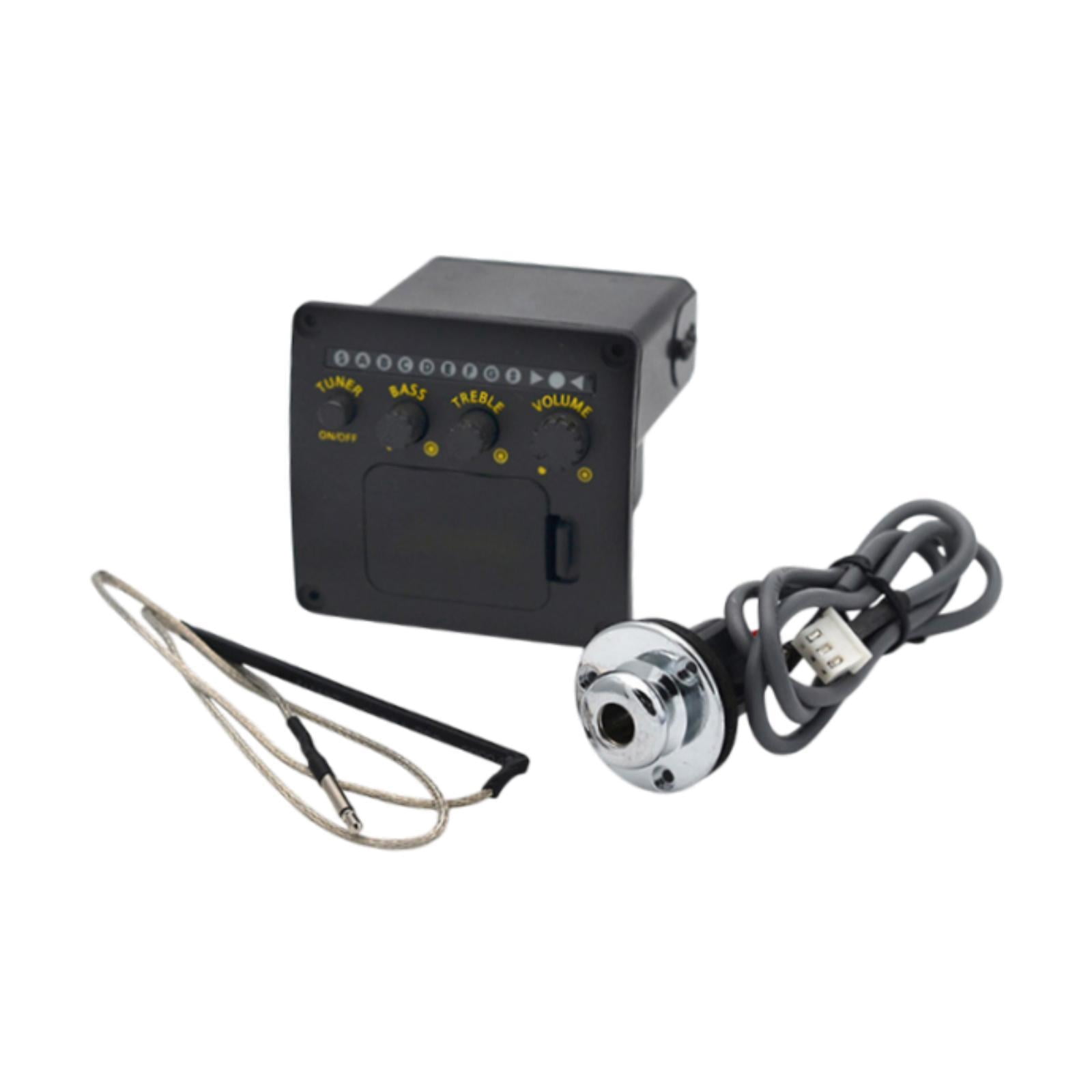 QccHieUs 2 Band Equalizer Tuner Pickup Replacment Components Versatile Musical Instrument