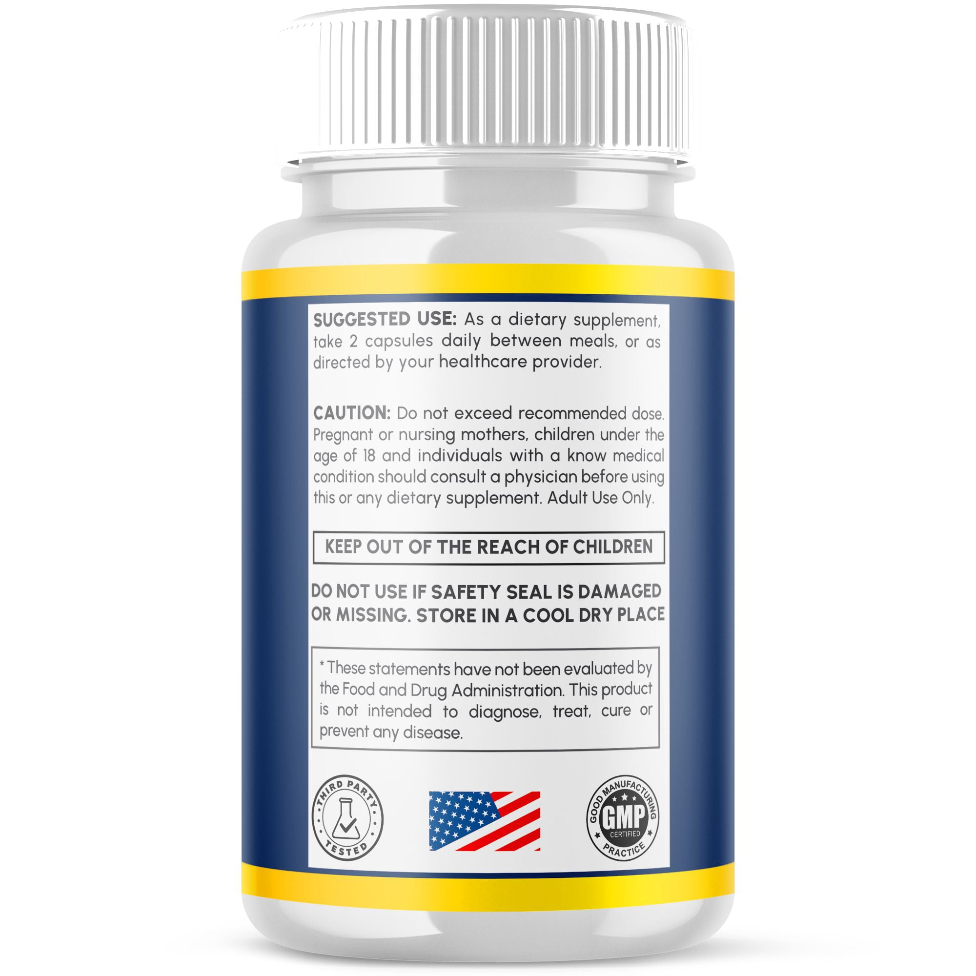 Iron Vision Care Pills Advanced Formula Eye Health Supplement IronVision 180 Capsules