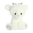thumbnail image 2 of Aurora - Small White Holiday - 6.5" Dashing Reindeer - Festive Stuffed Animal, 2 of 4