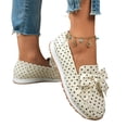 thumbnail image 5 of KEVCHE Womens Polka Dot Loafers Comfortable Casual Slip-On Shoes for Daily Wear, Lightweight Breathable Flat Shoes with Cushioned Insole, Stylish Everyday Footwear, 5 of 6