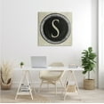 thumbnail image 2 of Stupell Industries Letter S Initial Vintage Typewriter Key Shape Graphic Art Gallery-Wrapped Canvas Print Wall Art, 30x30, by Daphne Polselli, 2 of 5